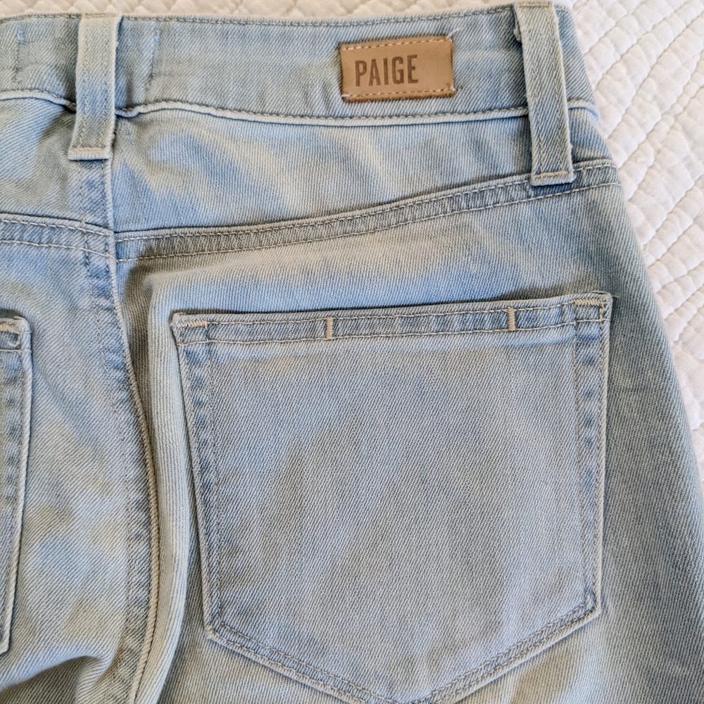 Paige Hoxton Ankle Bryalee Embroidery Skinny Jeans Size 24 - Picture 10 of 15